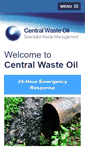 Mobile Screenshot of centralwasteoil.co.uk