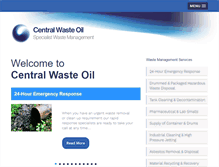 Tablet Screenshot of centralwasteoil.co.uk